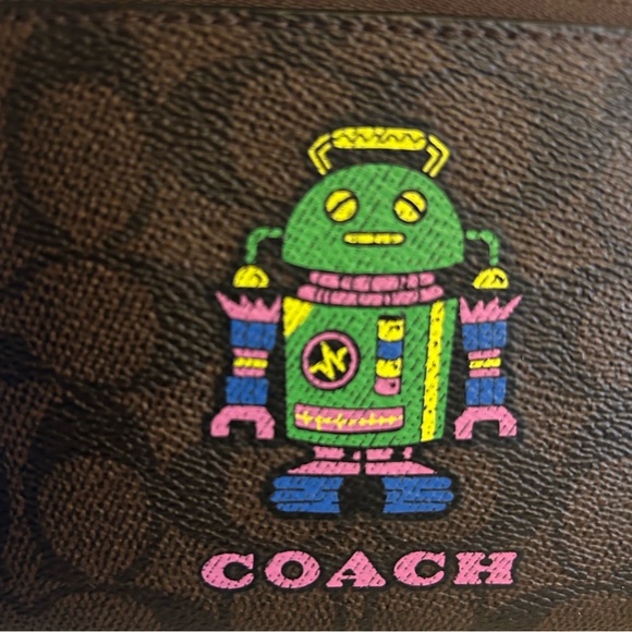 NWT - Coach Cosmic Space Robot Wristlet. - Picture 9 of 9